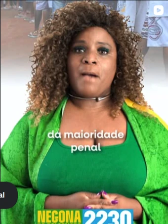 Vanessa Silva falando sobre segurança